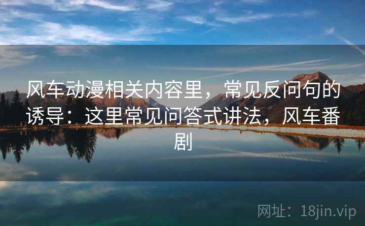 风车动漫相关内容里，常见反问句的诱导：这里常见问答式讲法，风车番剧
